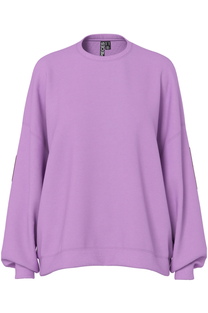 PCFANY LS O-NECK OVERSIZED SWEAT JR 17164992 African Violet/TOKYO